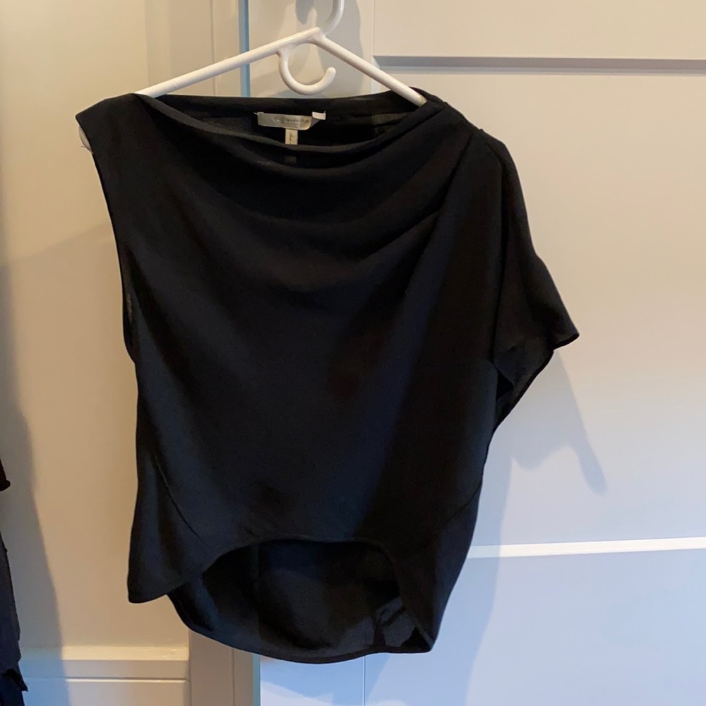 BCBG drapey blouse